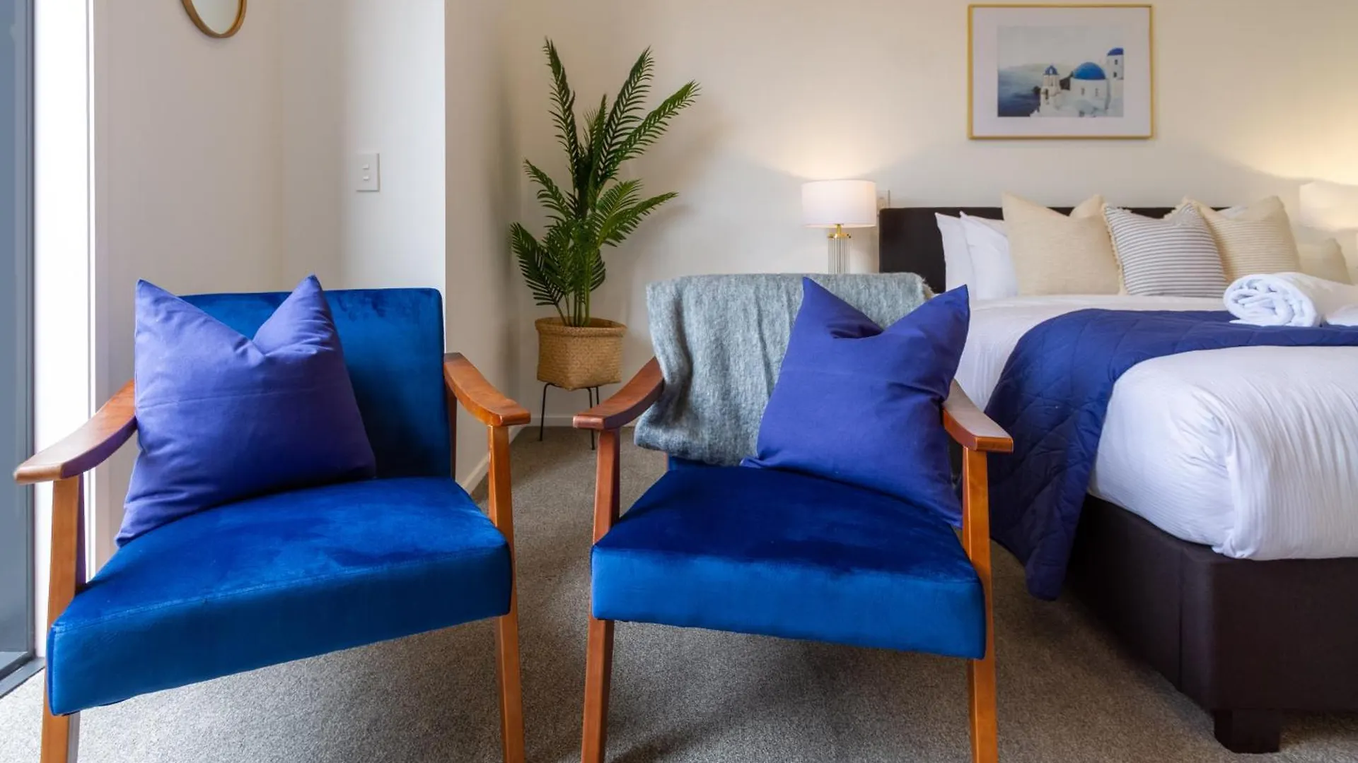 Central Christchurch Santorini Style 1Br Studio Apartamento